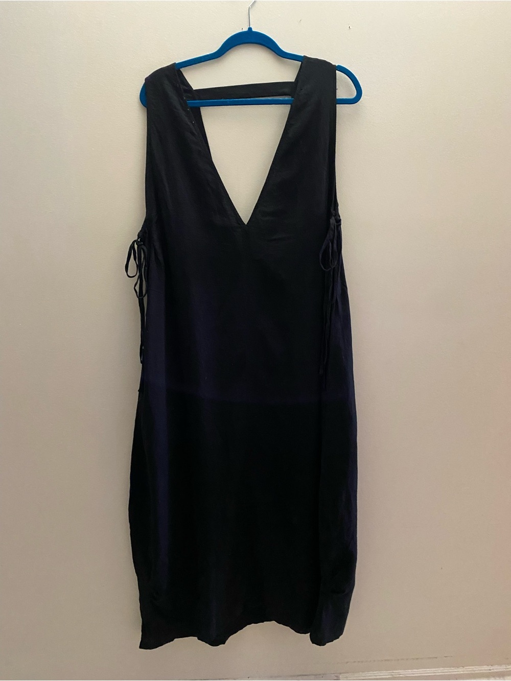 Anthropologie celandine plunge neck linen blend maxi dress - Picture 4 of 12